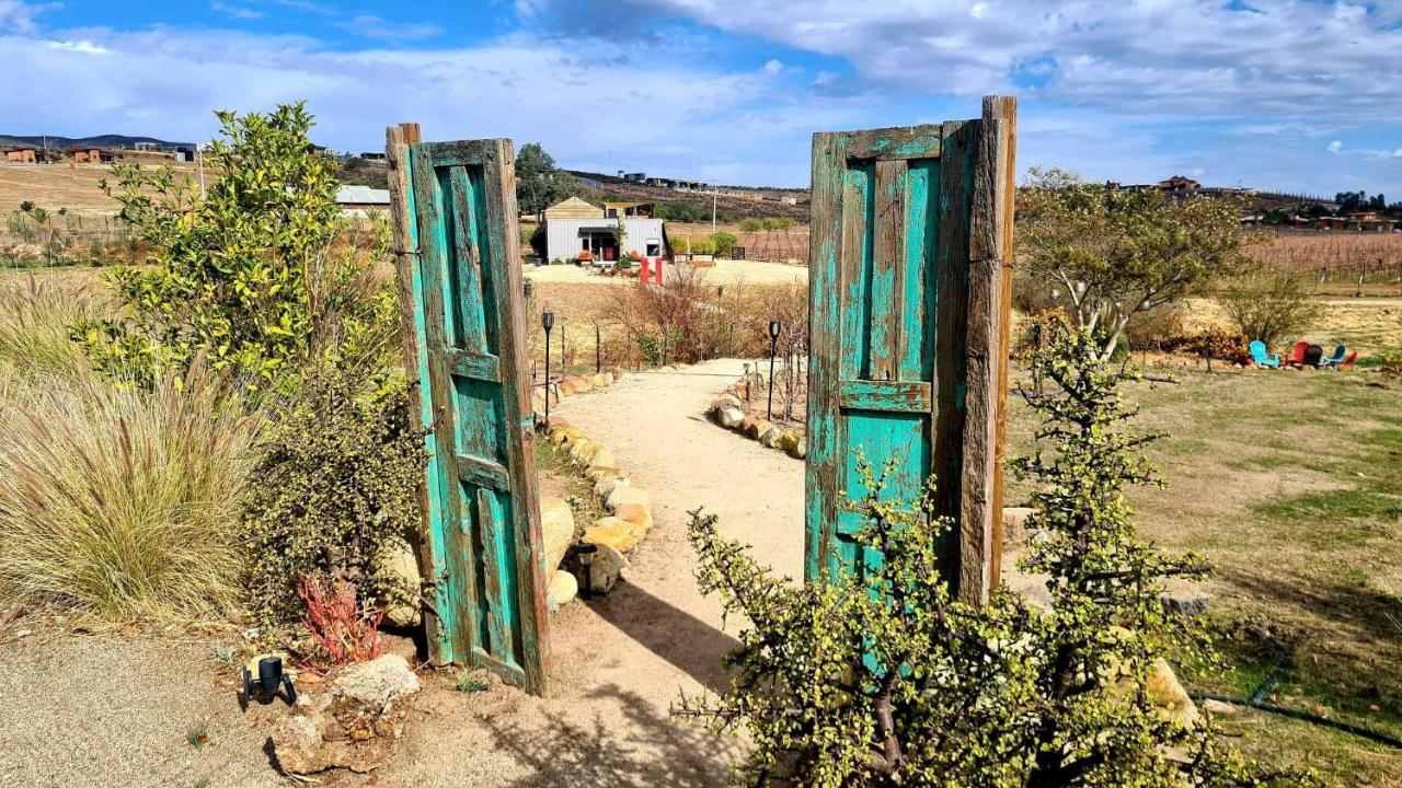Finca Vidandrei Casa Eucalipto Valle de Guadalupe Buitenkant foto